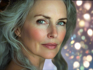 woman over 40 with radiant skin